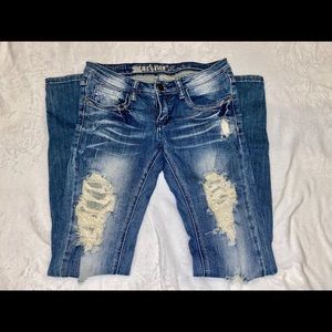 Machine - Ripped Denim Jeans